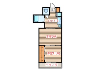 アルデール南鍛冶町の物件間取画像